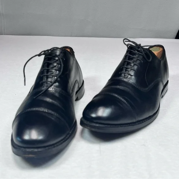 Brooks Brothers Allen Edmonds Park Avenue Cap-Toe Oxford Black